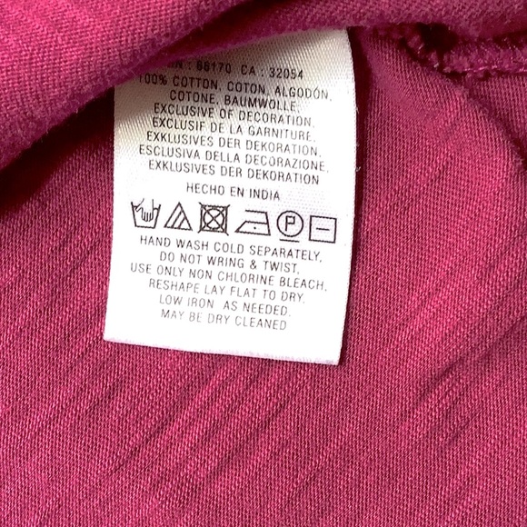 Anthropologie Meadow Rue Plum Top with 3/4 Sleeves Size Extra Small - Picture 5 of 5